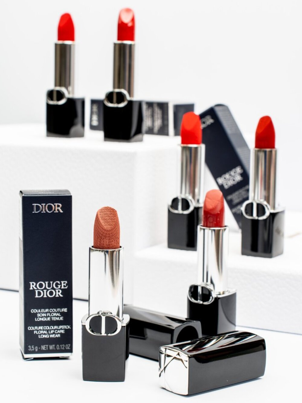 DIOR Beauty Gift Set-Couture Colour Lipstick 720 Satin,Long Wear-2pc-BOXED-NEW - Picture 10 of 13